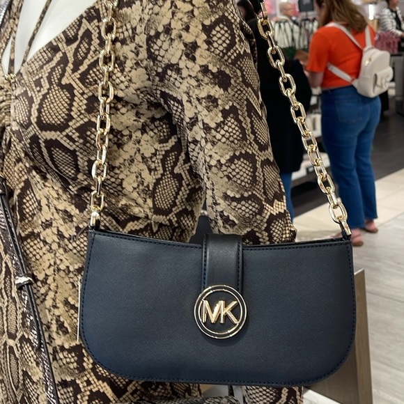 Michael Kors Handbags - MICHAEL KORS
Carmen Small Shoulder Pochette Bag
Black 
NWT